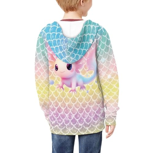 Image of Biyejit Kids Novelty 3D Graphic Printed Hooded Sweatshirt