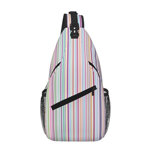 Sac à bandoulière imprimé sur la poitrine léger avec sangles ergonomiques