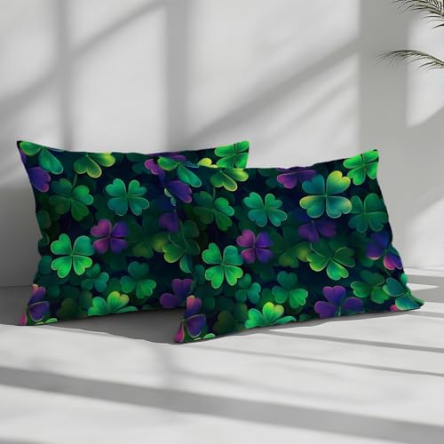 Parure de lit vert 200x200 cm de qualite superieure en microfibre