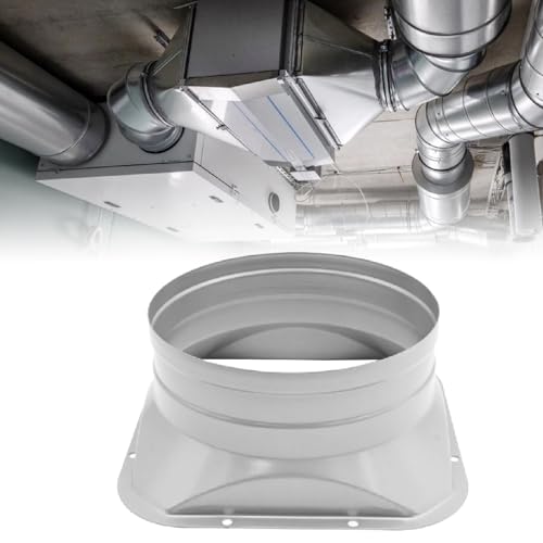 Zudksuy TFL150-F 6 Inch Duct Connector Flange,Square Pipe Connector To Round Interface Air Duct Metal Straight Pipe Flange thumb #5