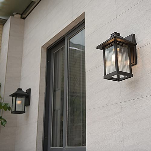 Lampes murales d'extérieur marron étanches pour éclairage paysager - 4