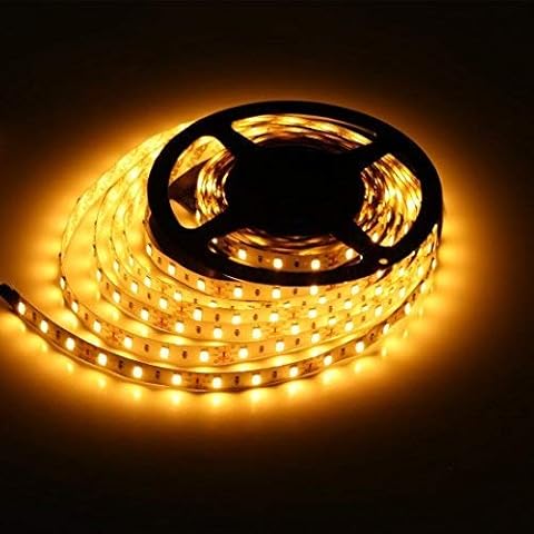 SUSAY Waterproof Warm White LED 3528 SMD 300LED 5M Light Flexible Strip 12V 2A 24W 60LED/M Cover