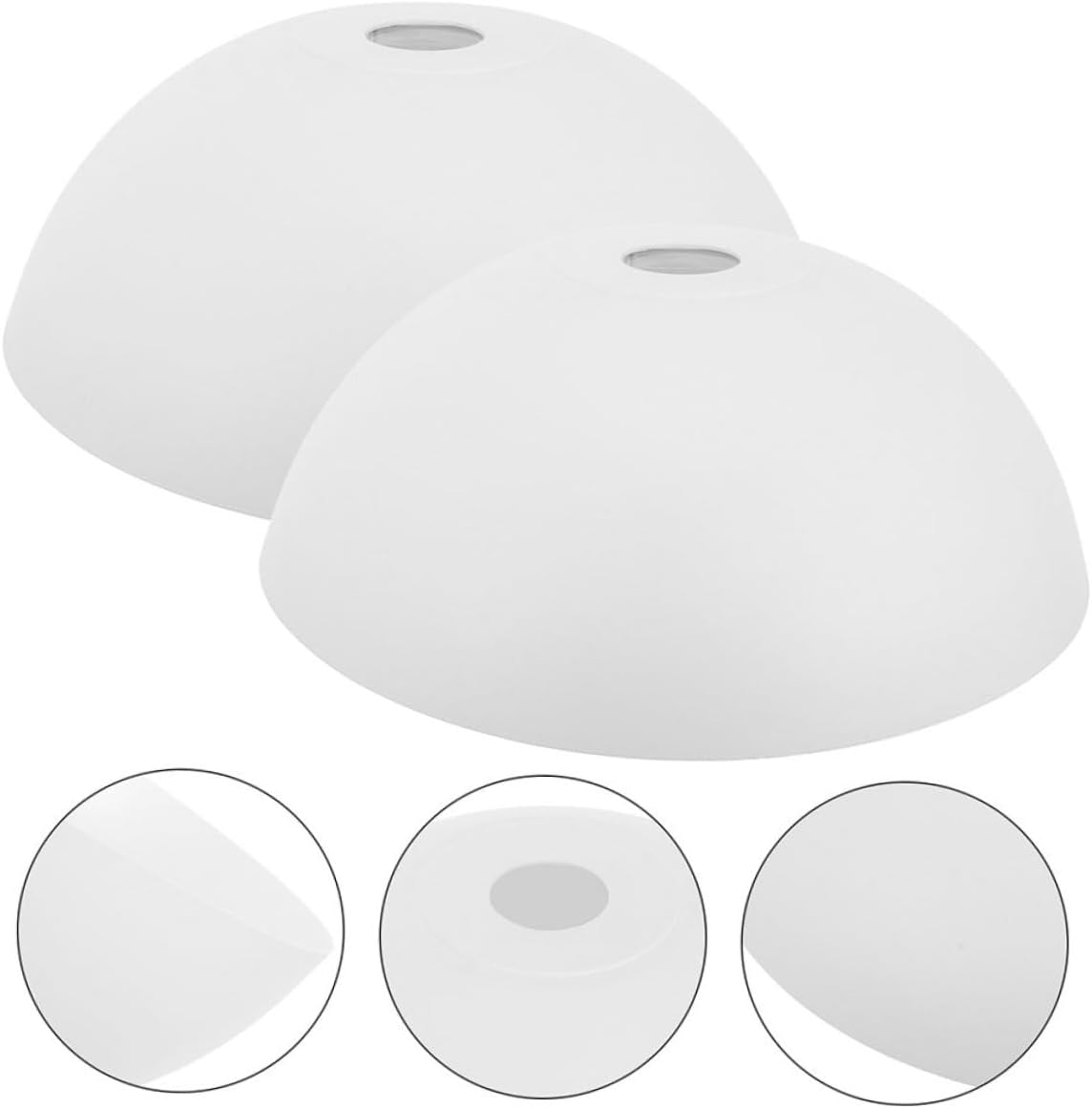 ABOOFAN 4pcs Ceiling Lamp Shade Plastic Replacement Lampshade Simple Design for Bedroom and Living Eye Protection and Versatile Use Home Decor