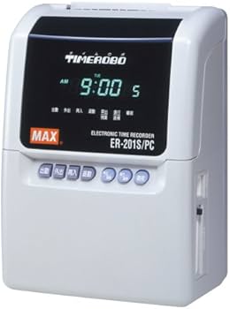 Amazon | マックス タイムレコーダー ER-201S/PC ER90094 | タイム