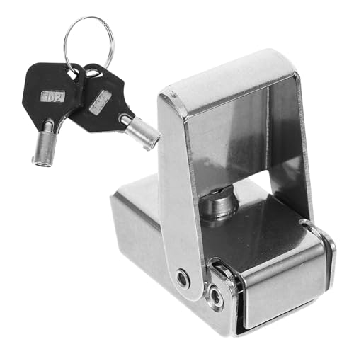Pestillo para portón trasero de motocicleta SOLUSTRE de acero inoxidable con llaves