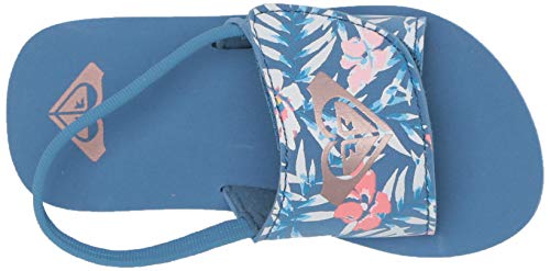 Image of Roxy Girl's TW Finn Sling Back Flip Flop Sandal Sandal, NAVY DREAM, 7 M M US Toddler