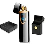 usb mechero coche el corte ingles Set con mechero eléctrico, cenicero silicona y pitillera con tapa automática.