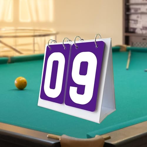 Marcador deportivo portátil plegable de mesa, 2 dígitos miniatura 4
