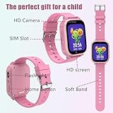GPS Kids Smart Watch for Girls, IP68 4G Kid Smartwatch with SOS Call and Voice Chat, School Mode, Calendar, Alarm, Flashlight, Game, Calculator, Passcode Lock, GPS Tracker Smart Watch for Kids 4-15 Ys - Image 7