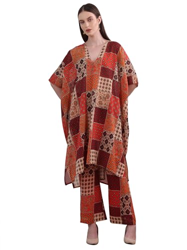 Image of PURVAJA Women's Maxi Co-Ords (Razy-019-020)