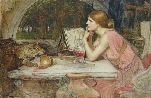 Tableaux Peinture sur Toile pour Salon et Décoration de la Chambre la Dame de Shalott