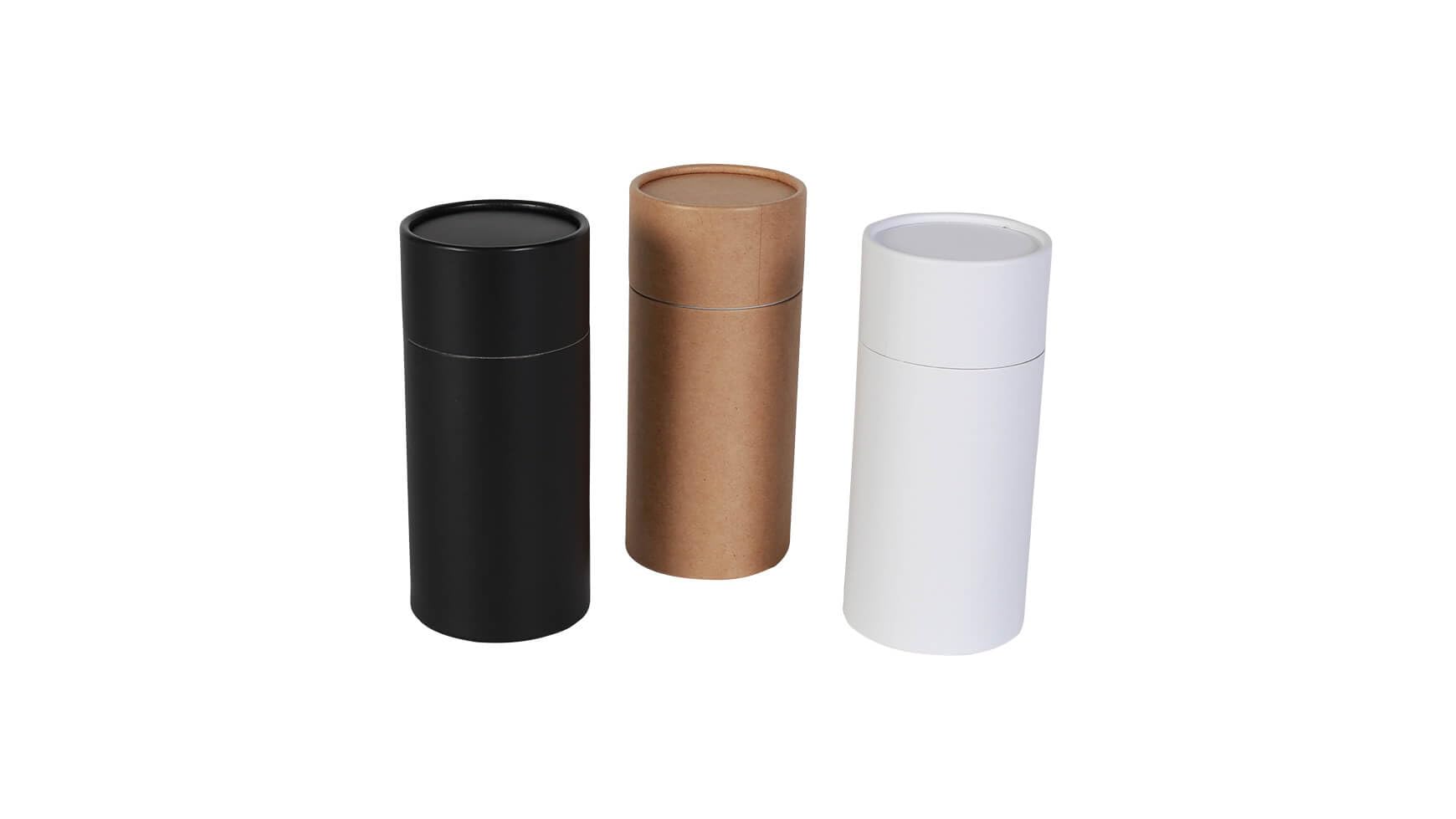10x Rundkarton 150 mm hoch Ø 70 mm 170g/qm Naturbraun Runde Geschenkbox mit Deckel Rundbox Geschenkbox rund