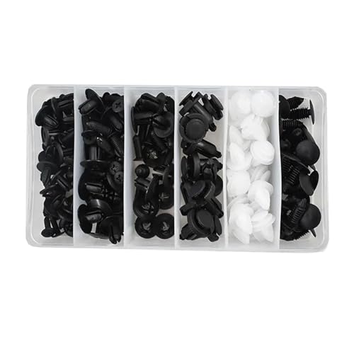 rxonoiw 100�� �ԗp�t�@�X�i�[�N���b�v �l�W�C�� �t�F���_�[ �v�b�V���s�� ���x�b�g �o���p�[ �h�A �g���� �p�l�� �݊� �ԃA�N�Z�T���[(50 Pcs Box)