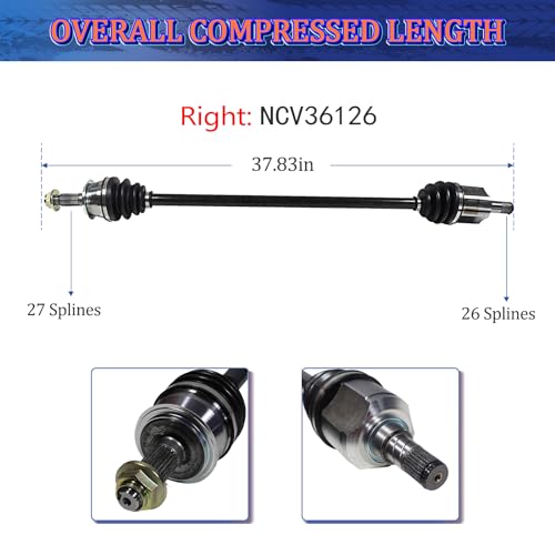 Image of Maxfavor CV Joint Axle Shaft Assembly for 2003-2007 Honda Accord