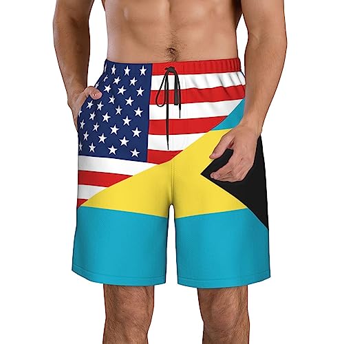 Short de bain homme Bahamas USA léger et respirant pour le sport
