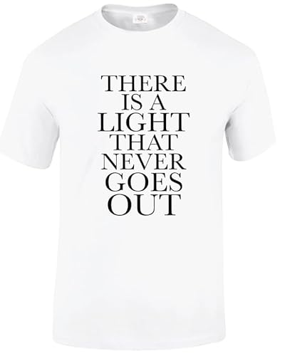 Darkwear There is A Light The Smiths T-Shirt Morrissey Men's Gift Top tee S to 5XL(White,L)