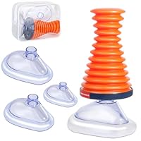 Choking Rescue Device, Anti Choking Device for Kids & Adults, First Aid Kit with 3 Masks for Home & Travel, Strong Suction Heimlich