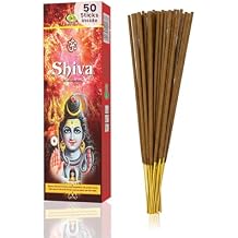 Cycle Shiva Dhoop Incense Sticks Uplifting Woody & Floral Masala Incense for Prayer, Meditation & Festivals 50 Agarbatti | 40 Minutes Burn