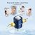 Wheelton Whole House Spin Down Sediment Water Filter, Reusable Sediment Water Filter System, Flushable Prefilter Filtration System for City Water with Self- Cleaning (40 Micron)