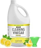 HARRIS Cleaning Vinegar All Purpose Household Multi-Surface Cleaner, 128oz (Lemon) with Easy Pour Funnel Included