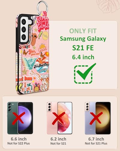 Shorogyt for Samsung Galaxy S21 FE Wallet Case, Collage - image 2