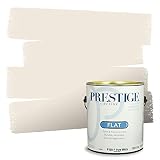 PRESTIGE Paints Interior Paint and Primer In One, 1-Gallon, Flat, Comparable Match of Sherwin Williams* Creamy*