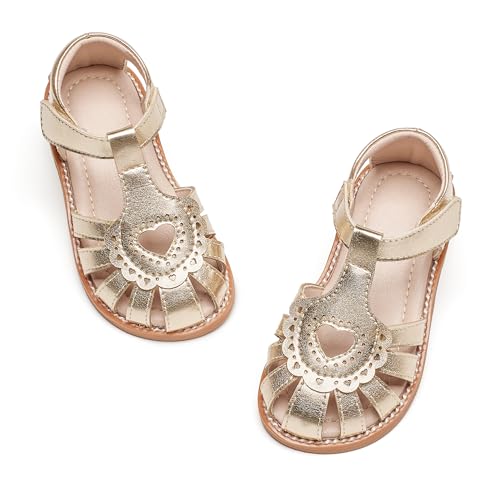 Image of GINFIVE Toddler Girls Sandals Girls Toddler Sandals Little Girls Kids Shoes