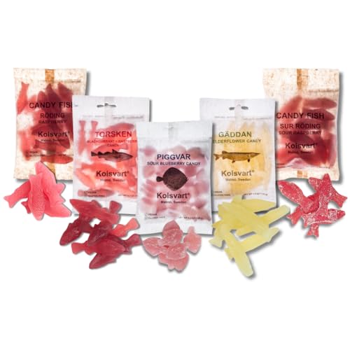 Kolsvart Swedish Candy Pack – 4.2 oz, assorted flavors