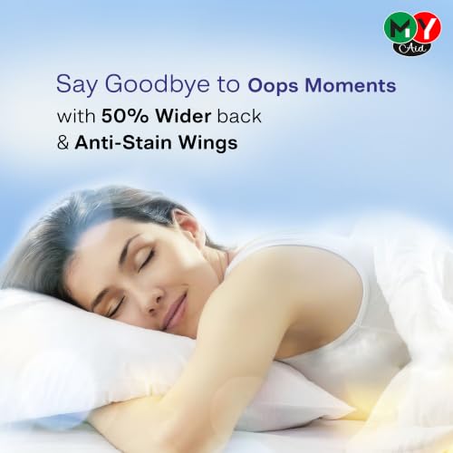Image of JOYFUL Sanitary Pads for Women - 108 Pieces | Soft, Comfortable, Leak-Proof, Rash-Free & Odour Control Pads