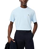 Lacoste - Playera de algodón con Logotipo para Hombre, Rill Blue Green Croc, M