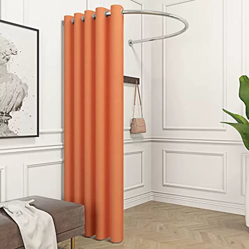 Cabine d'essayage pour centre commercial et bureau : espace cabine orange