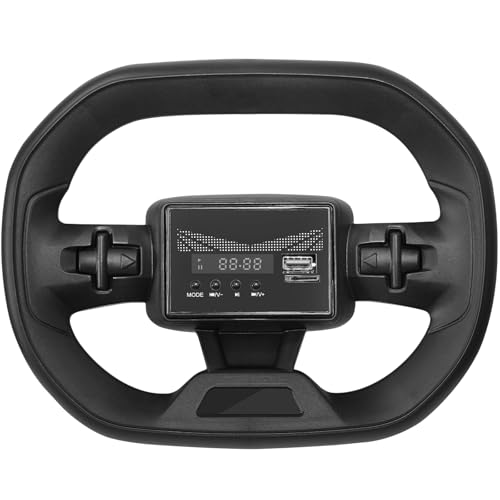 KerryYoo Go Kart Steering Wheel Accessories, Children's Electric Powered Ride On Toys Car Replacement Parts Steering Wheel