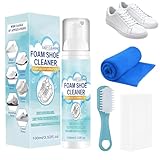 NHPY Pulisci Scarpe,Pulizia Scarpe Scamosciate,Schiuma Pulizia Scarpes Per Rimuovere Macchie e Sporcizia