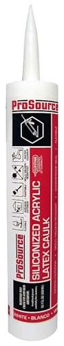 Rocky Mountain Goods White Acrylic Sealant Caulk 10.1 oz - High Performance Caulk for Bath,Window, Door, Floors, Shower, Wood, Toilet, Air Conditioners - Waterproof - Paintable - Lifetime (1)