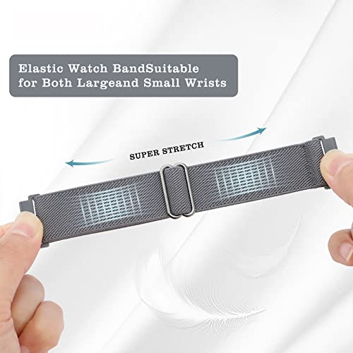 Folavii AMAZTIM-STRETCHY-B.B.G 3 Pack Elastic Band Compatible With Kospet Tank M1 Pro/Amaztim C20 1.71 Inch Military Sports Smart Watch/Slothcloud Smart Watches/C20 Military Smart Watch thumb #3