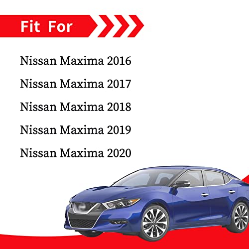 Magimaker Left Driver Side A Pillar Exterior Windshield Trim Molding 76837-9Dd0A 768379Dd0A Compatible With Nissan Maxima 2016 2017 2018 2019 2020 Outer Window A-Pillar Trim Panel #TOP1