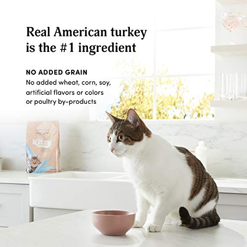 Amazon Brand Kitzy Dry Cat Food, Turkey and Pea Recipe (4 lb bag) iamyourpet