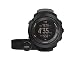 Suunto Ambit3 Vertical Black Digital Display Quartz Watch, Black Silicone Band, Round 50mm Case