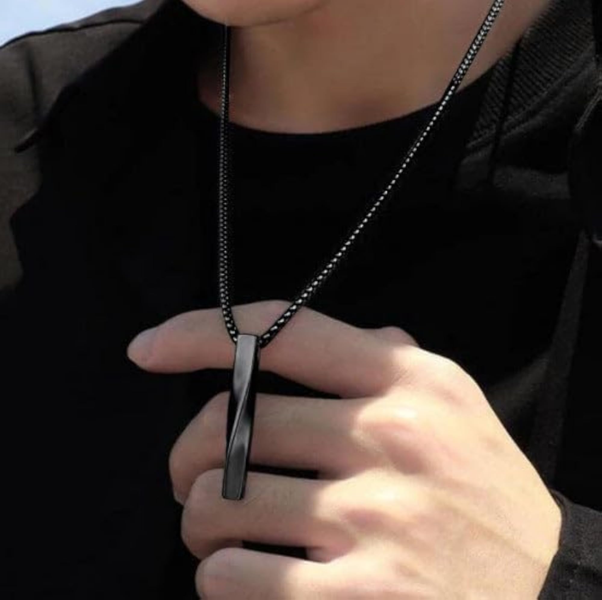 Accessory Set for Men - Dark Duo Chain Set
