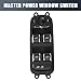 X AUTOHAUX 31415677 31365572 Car Master Power Window Switch Front Driver Side for Volvo S60 2011-2018 for Volvo XC60 2010-2017