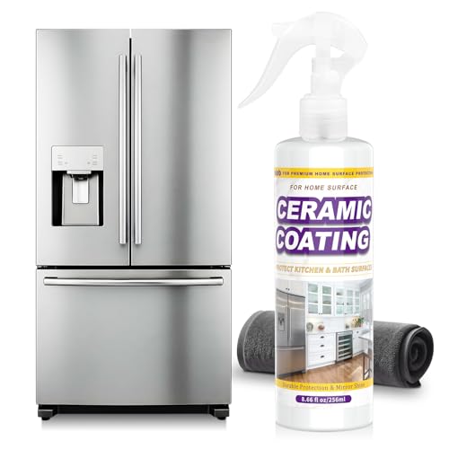 NIUB Ceramic Coating Spray, Anti Fingerprint Spray, 256ML | Stainless Steel Coating…