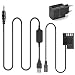 Produktbild Mobile Power USB Ladekabel + DMW-DCC12 DMW BLF19E BLF19 Dummy Batterie + 5V 3A USB Adapter für Lumix DMC-GH3 DMC-GH4 DMC-GH5