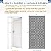 60x110 in Magnetic Thermal Insulated Door Curtain, Storm Door Cover Insulated Heavy Duty No Tools Needed Reusable Keeps Cold Out & Heat in, Door Blanket Quilt for Front/Back Doors RVs Patio Garage