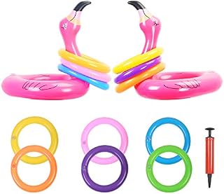 KATOOM Inflatable Ring Toss Game with 12 pcs Rings for Kids and Adult Family Party Prop