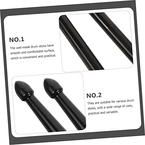 Baquetas de nylon para batería, juego de baquetas, accesorios para batería, perfectas para todas las edades y niveles de habilidad miniatura 2