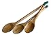 Jamie Oliver JB3455 Cuillères en bois d'acacia, lot de 3, Vert