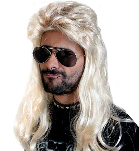 Preisvergleich Produktbild KarnevalsTeufel Perücke 80er-Boy Vokuhila blond Scherzfrisur