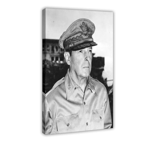 Affiche Douglas MacArthur pour créer une décoration murale de bureau de style rétro ou vintage