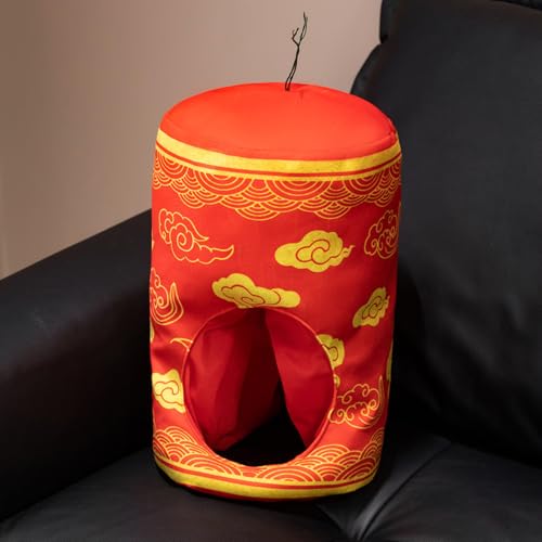 Sombrero de Año Nuevo chino de felpa que no aprieta accesorio suave para toda la familia 6