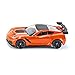 SIKU 1534, Chevrolet Corvette ZR1, Arancione/Nero, Cofano Apribile, Auto Giocattolo per Bambini